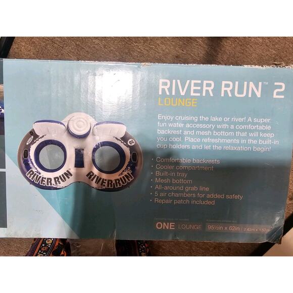 Intex River Run II 2 Person Water Tube Float with Cooler - 58837EP (ST) - Picture 8 of 8